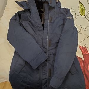 Women's Hollister Cozy-Lined Down Parka Black New!